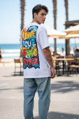 AISHTYYLE "Create Your Own Style" Oversized Tee