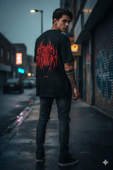 SPIDER MANIA OVERSIZE TEE HEAVY GUAGE QUALITY