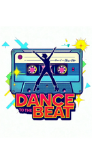 DANCE TO THE BEAT OVERSIZED T-SHIRT HEAVY GUAGE