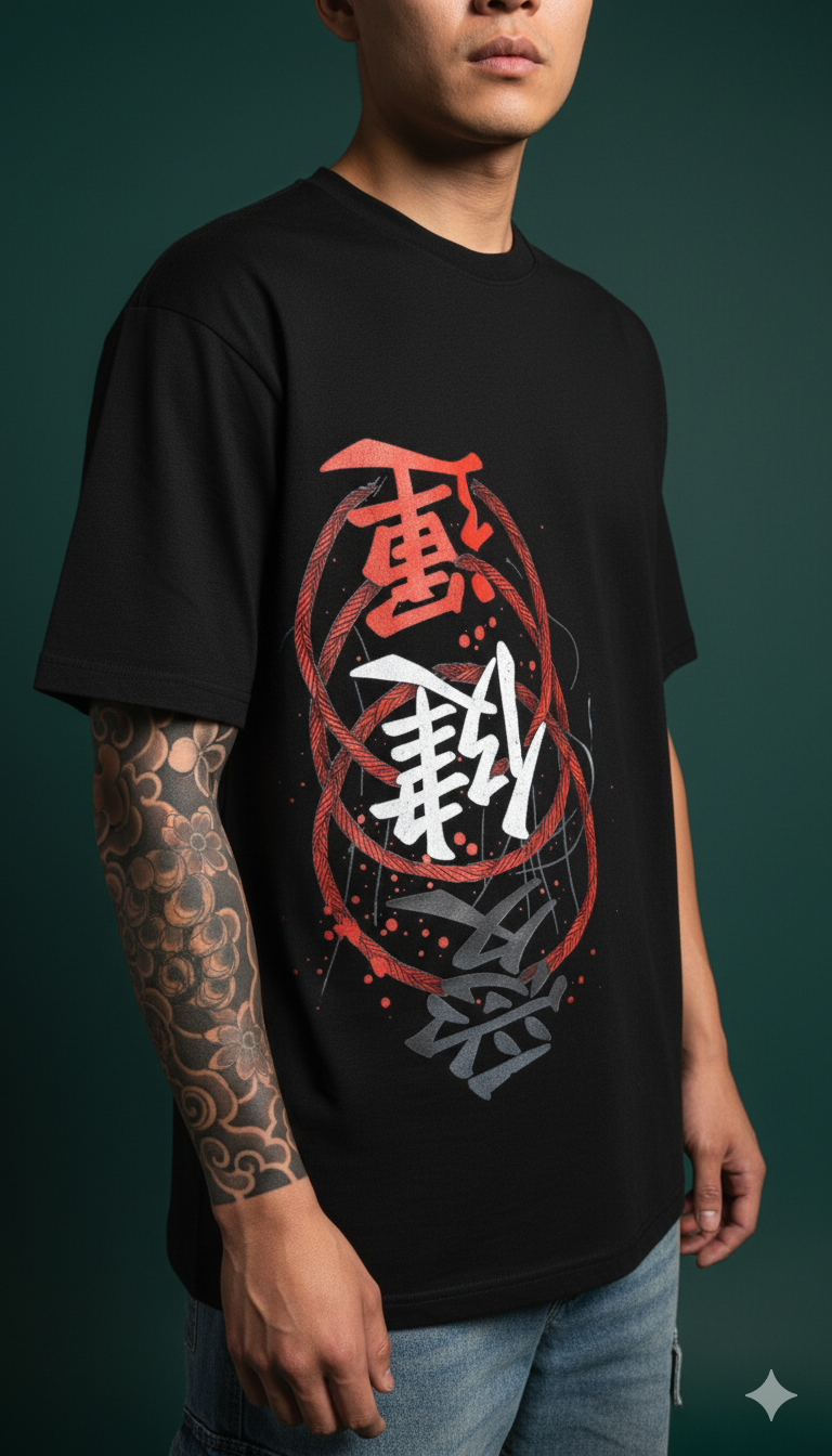 AISHTYYLE "Dragon's Aura" Streetwear Tee