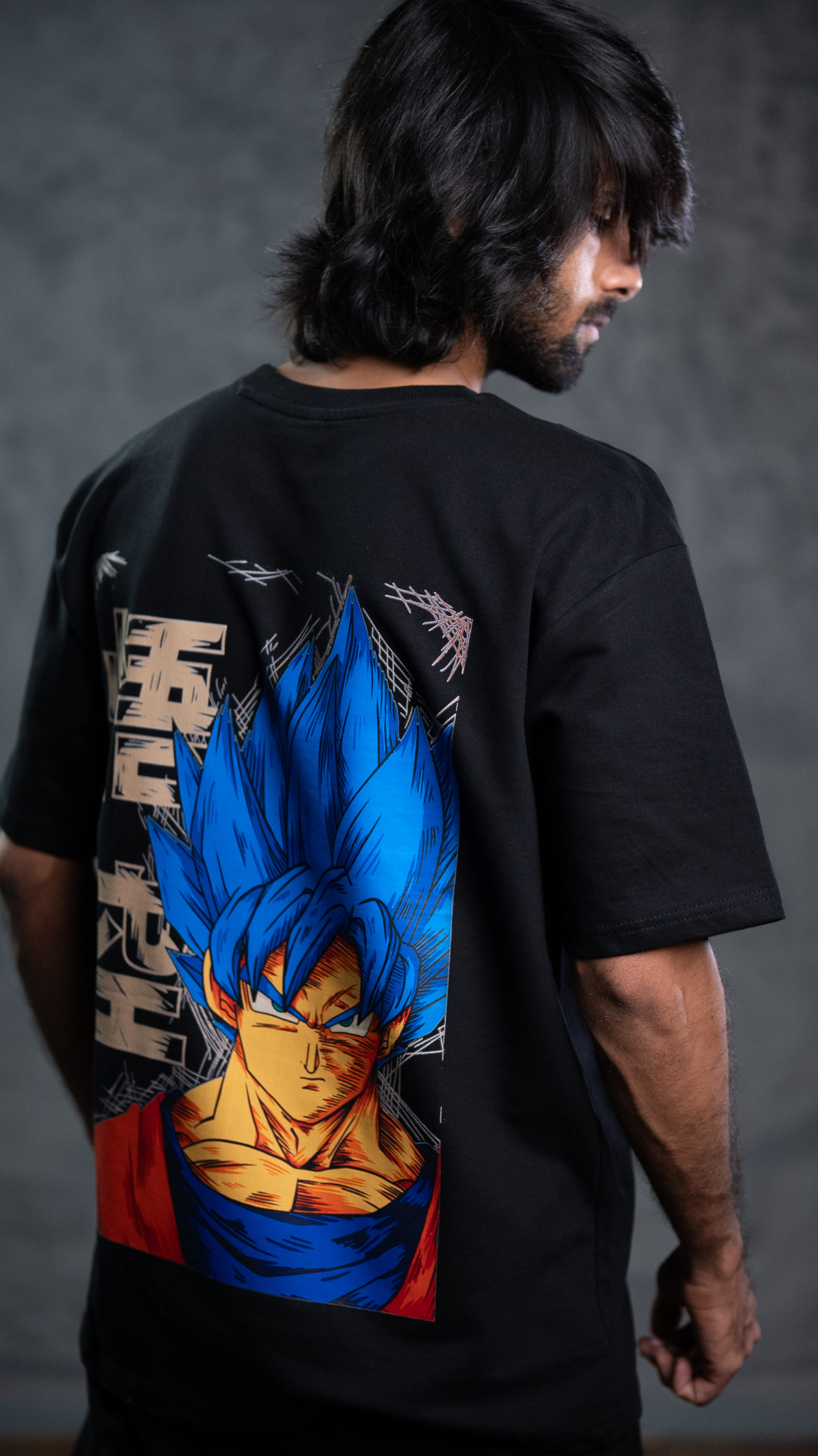 DRAGON BALL Z GOKU OVERSIZED T-SHIRT Heavy Gauge French Terry Cotton