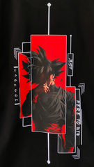 JUST HERE TO WIN GOKU OVERSIZED T-SHIRT HEAVY GUAGE